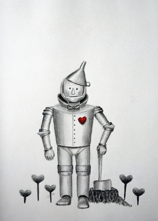 Heart for Illustration Friday Erika Schnatz