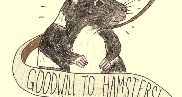 Peace and Hamsters Card Erika Schnatz