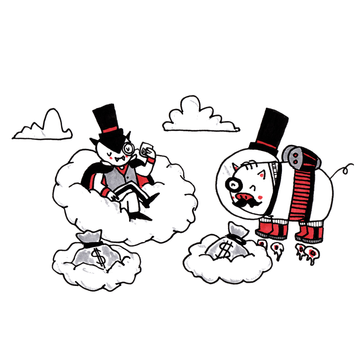 Erika Schnatz - Inktober 19: Cloud (2017)