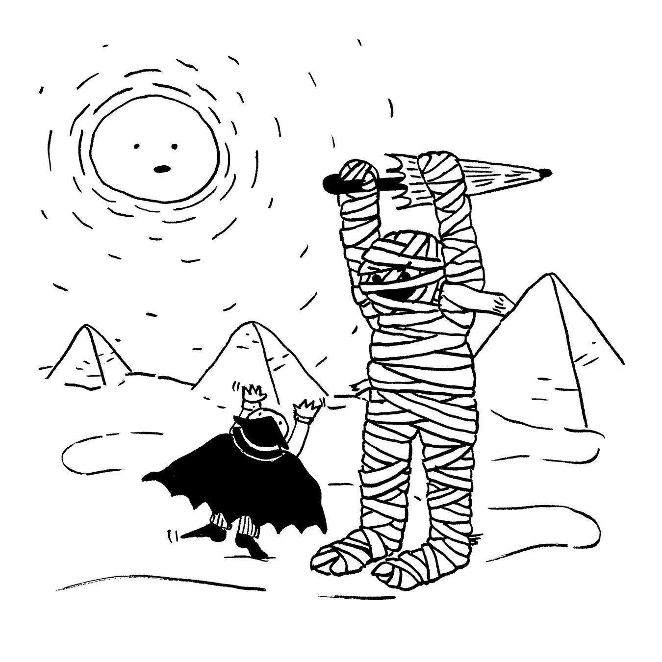 Erika Schnatz - Inktober 11: Mummy (2018)