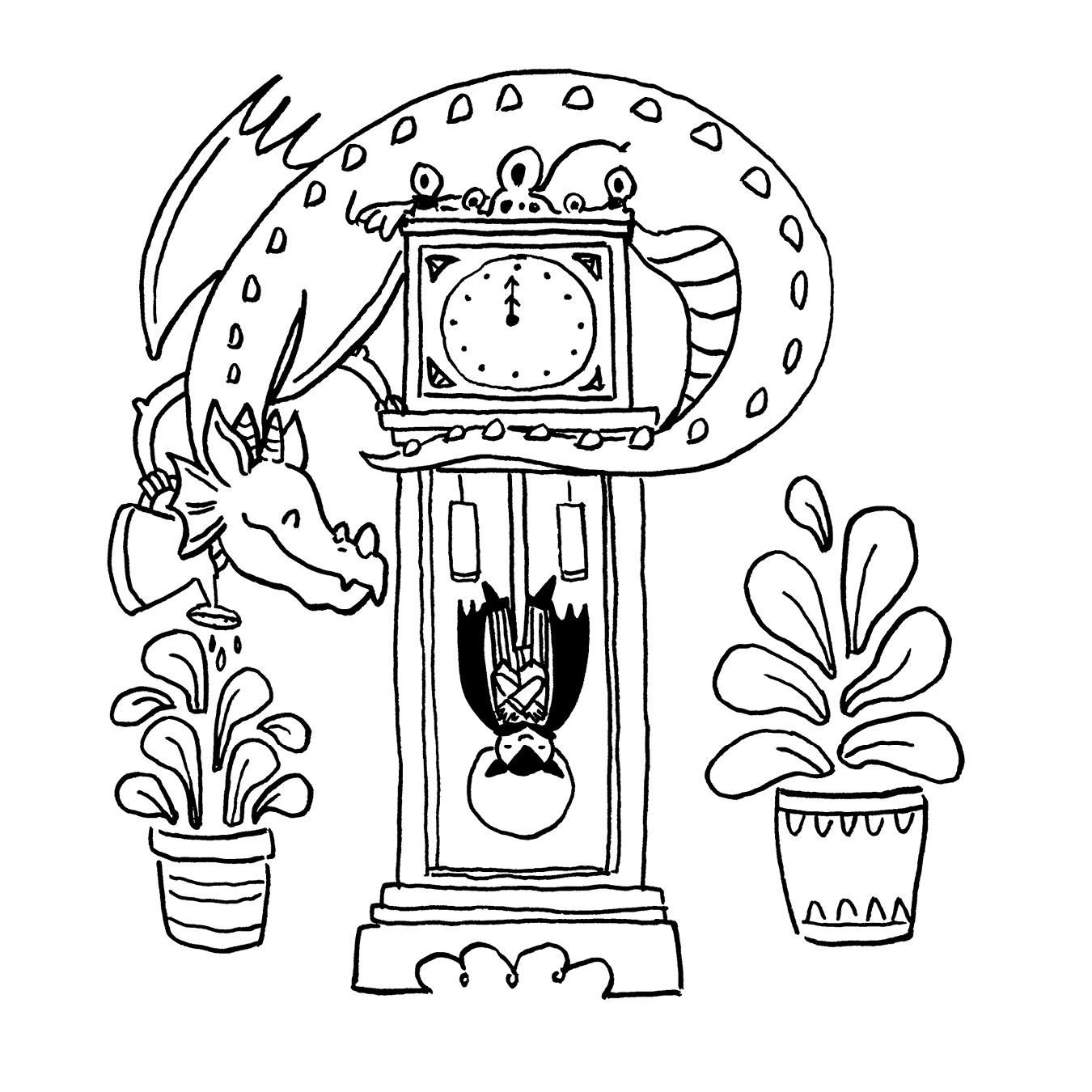 Erika Schnatz - Inktober 14: Dragon (2018)