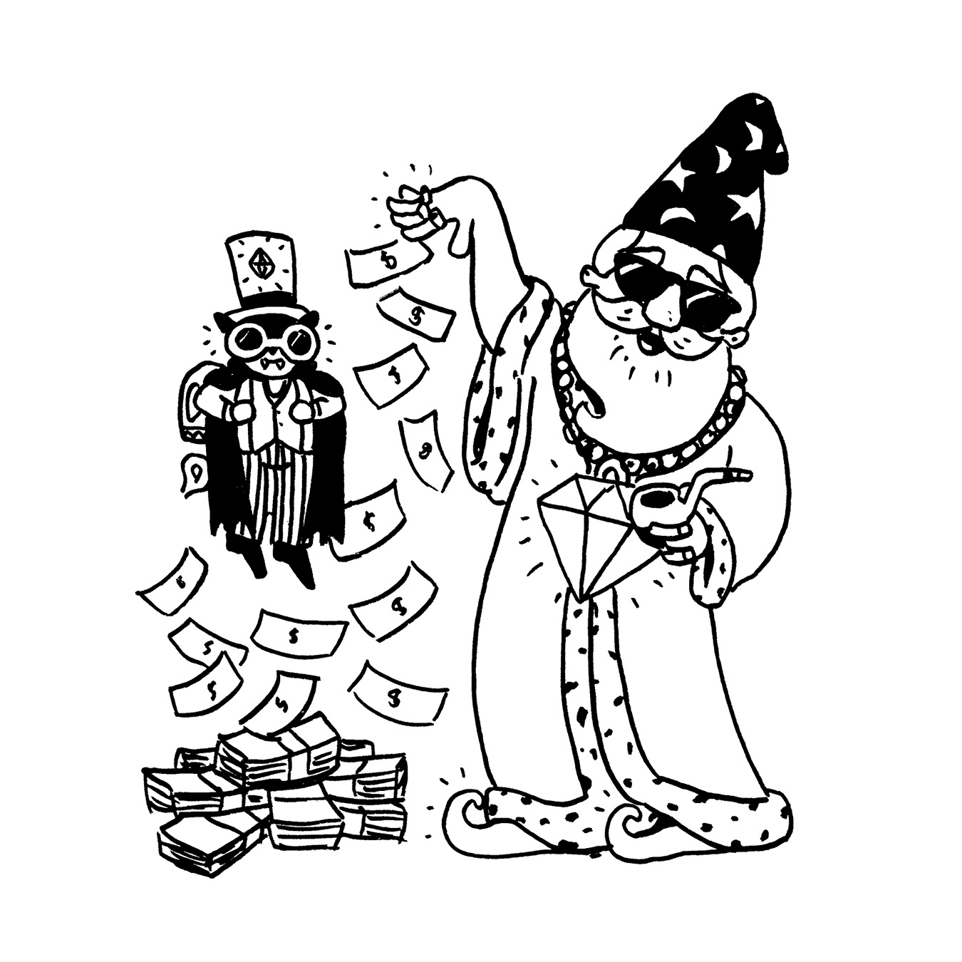 Erika Schnatz - Inktober 22: Wizard (2018)