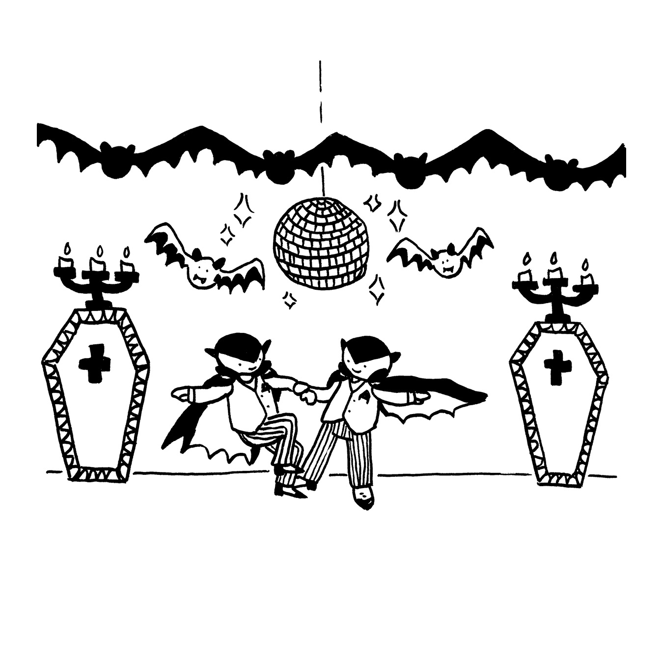 Erika Schnatz - Inktober 29: Bats (2018)