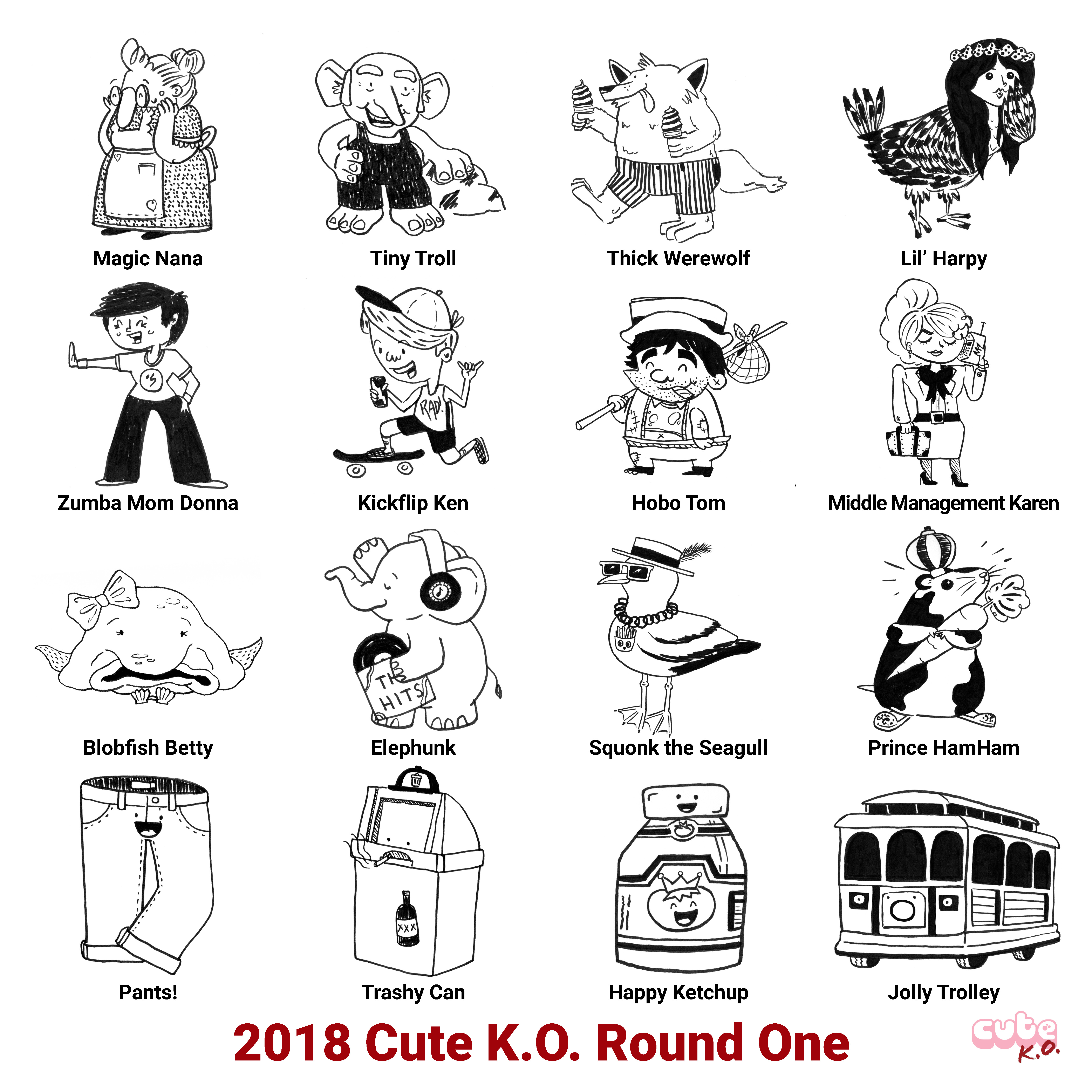 Cute K.O. 2018 Round One