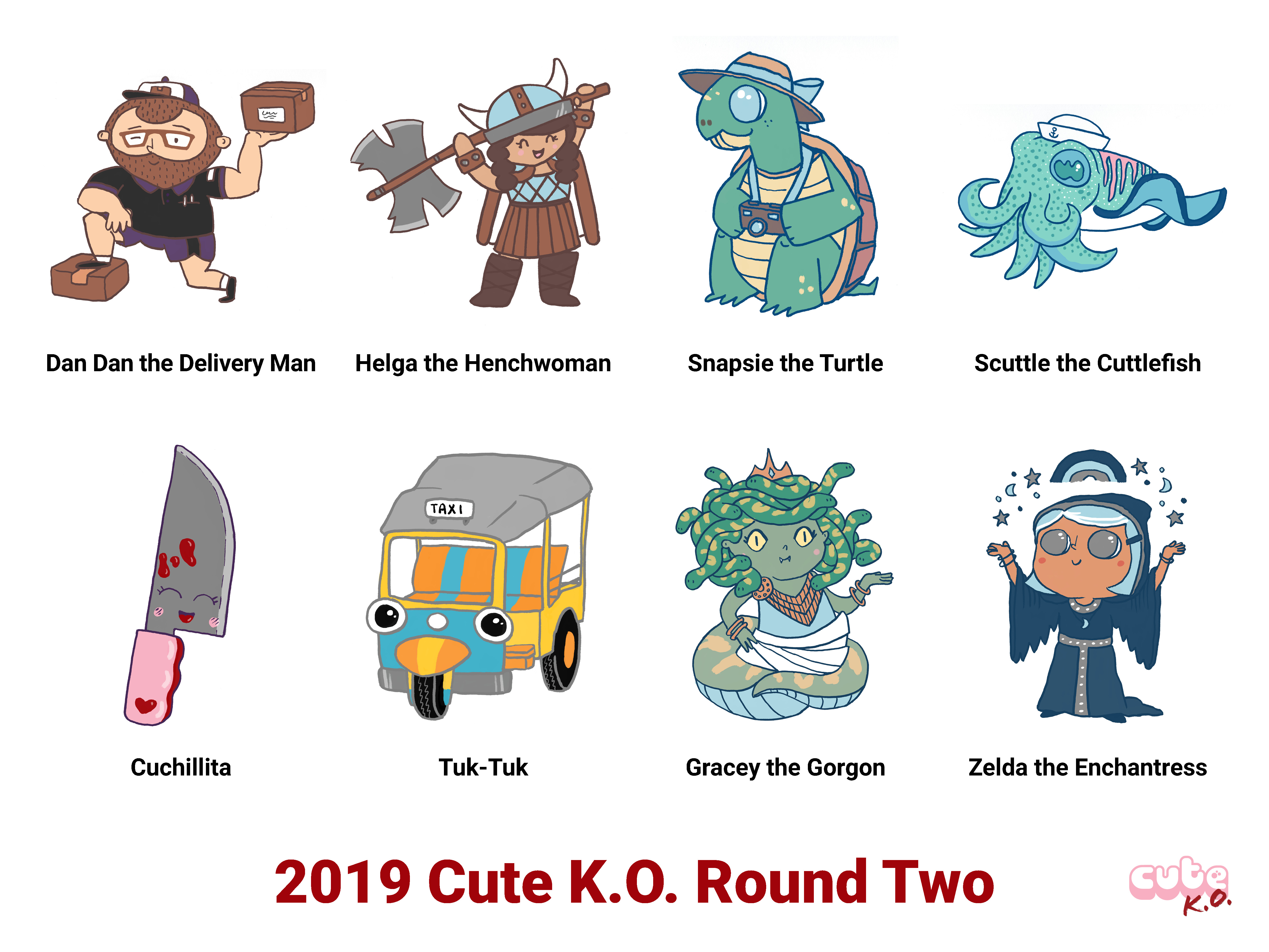 Cute K.O. 2019 Round Two