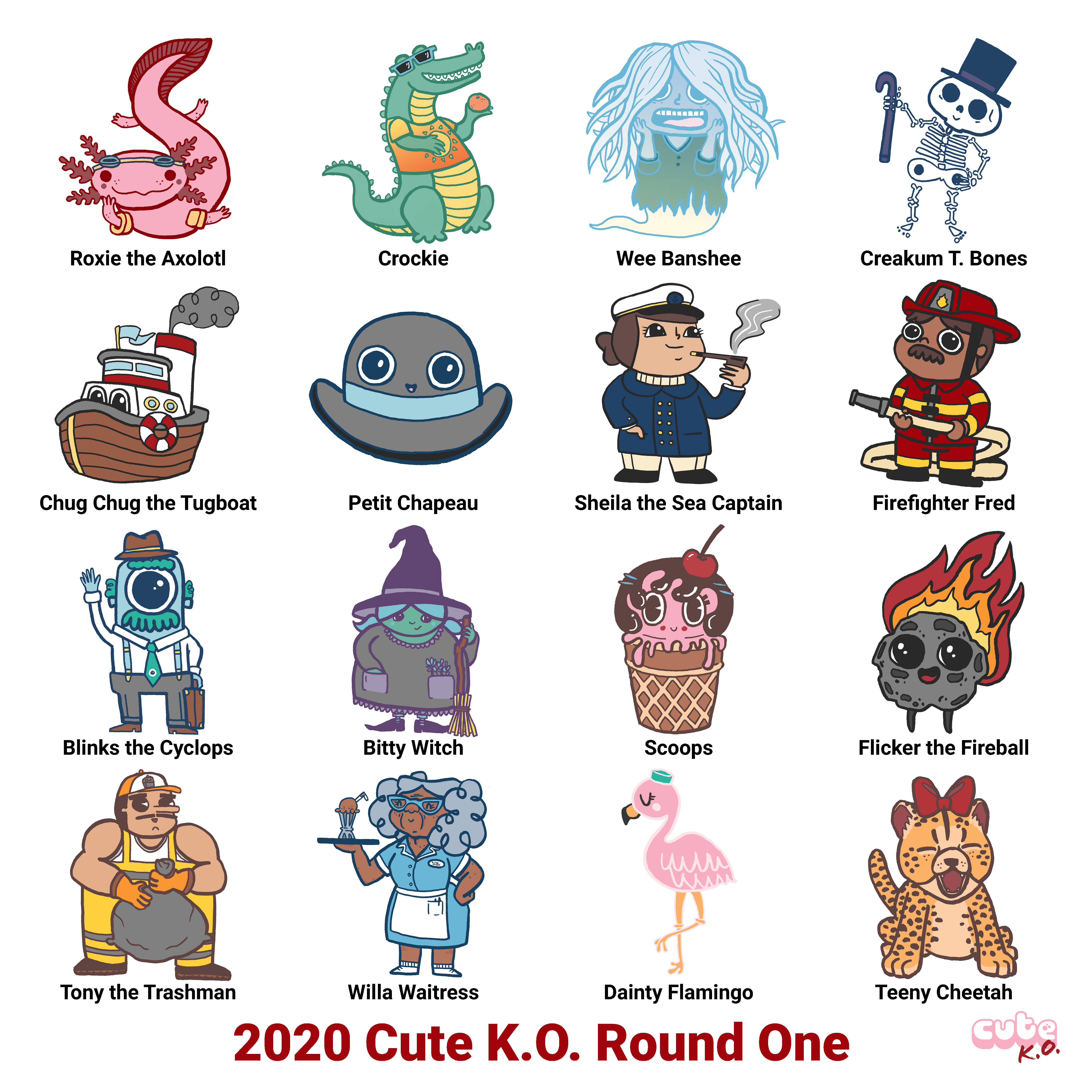 Cute K.O. 2020 Round One